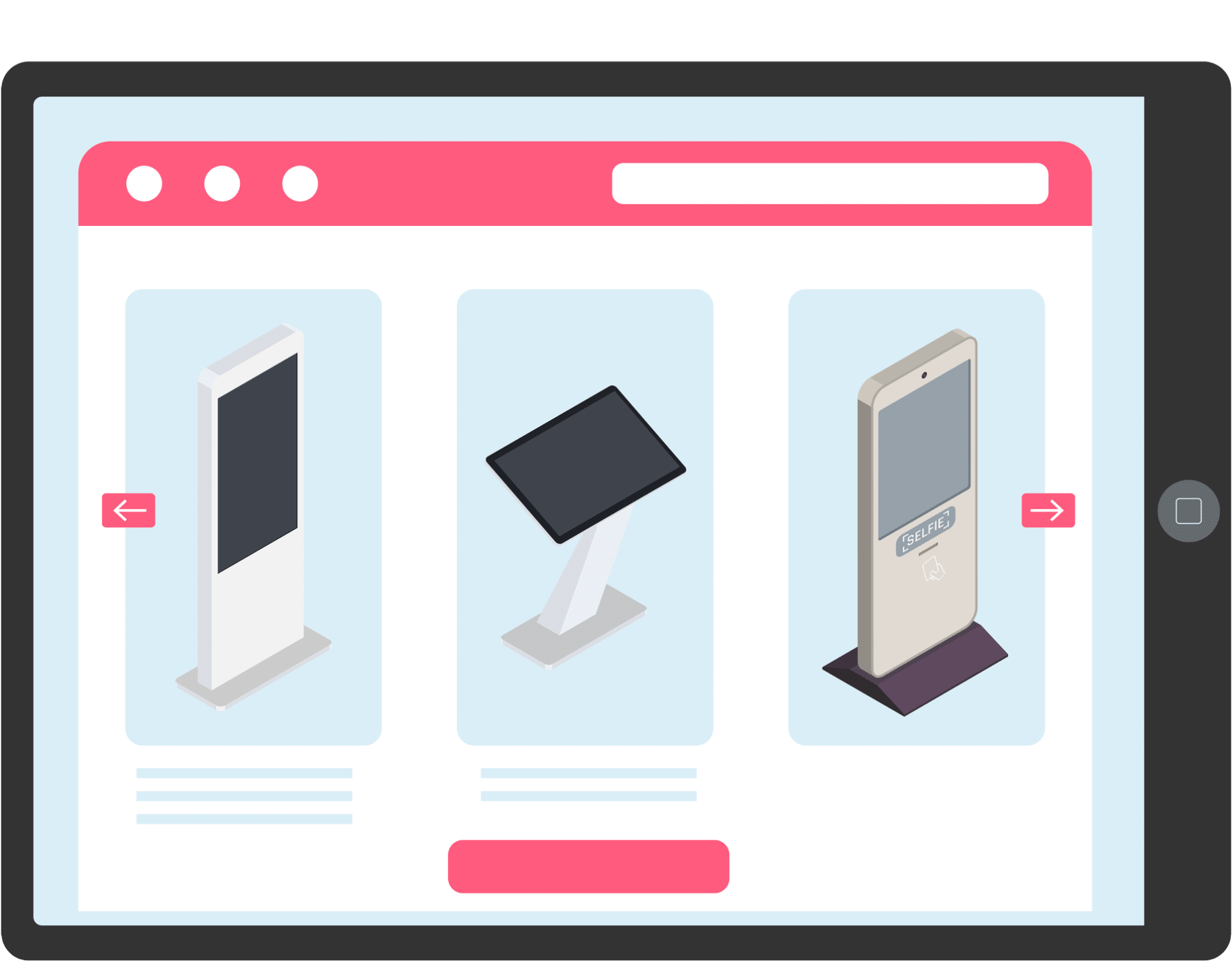 Illustration d'un catalogue de produits proposés par Captag