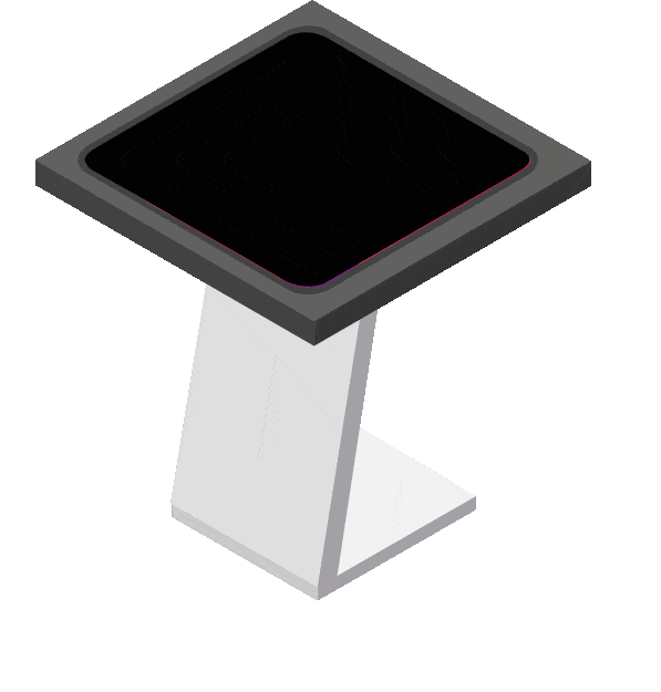Illustration d'une table tactile
